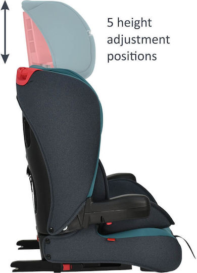 Bebe Stars Explorer Καθισματάκι Αυτοκινήτου με Isofix Petrol 9-36 kg