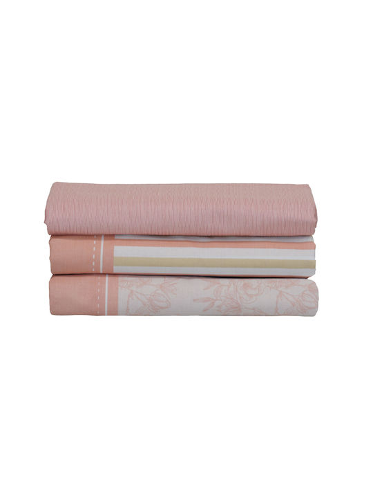 Anna Riska Mix & Match Solid Pillowcase Set Oxford Pink 61 50x70cm.