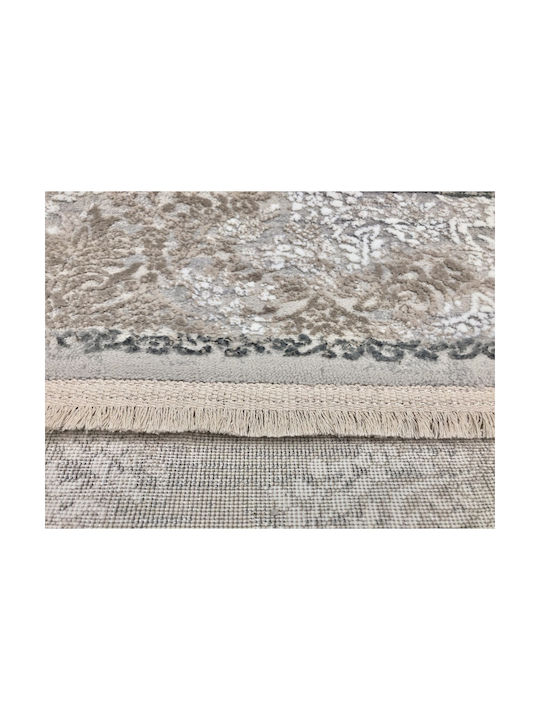 Koulis Carpets Luxor 5908B Modern Bedroom Rug Set Beige 2 Pieces