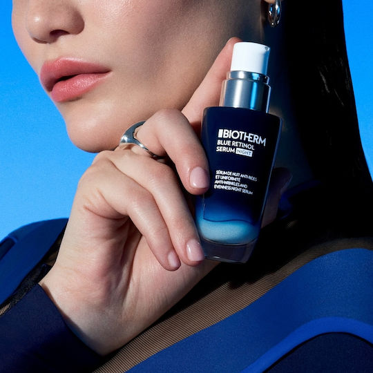 Biotherm Blue Retinol Resurface & Repair Anti-aging Serum Face with Retinol & Niacinamide for Firming 30ml
