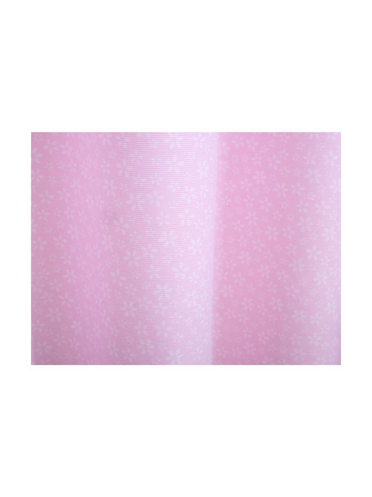 Viopros Perdea Cu Coafură Fiore Roz 140x270cm