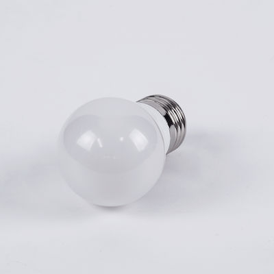 GloboStar Λάμπα LED για Ντουί E27 και Σχήμα G45 Φυσικό Λευκό 582lm
