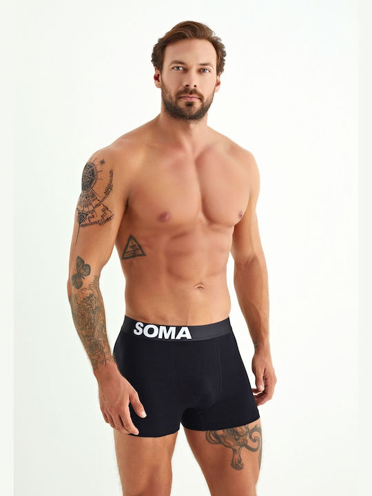 Wild Leaf Men's Boxers Blue/Black/Grey 3Pack