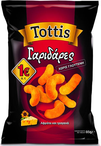 Tottis Gepuffte Snacks Käse 85gr