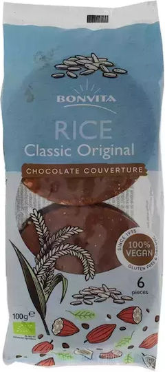 Bonvita Βιολογικές Ρυζογκοφρέτες με γεύση Chocolate 100gr