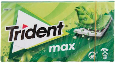 Trident 14 Chewing gum Max with Δυόσμος Flavour Sugar Free 27gr