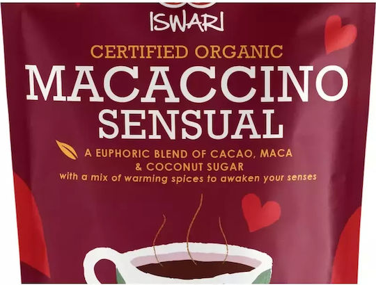 Iswari Organic Product Beverage Macaccino Sensual Ginger & Cinnamon Powder 250gr