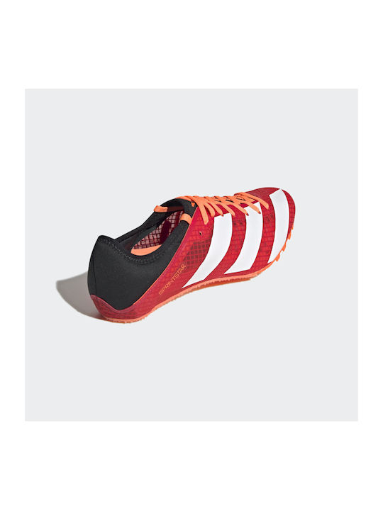 Sprintstar Sport Shoes Spikes Vivid Red / Cloud White / Solar Orange