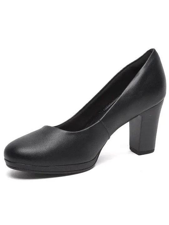 Piccadilly Anatomic Black Medium Heels