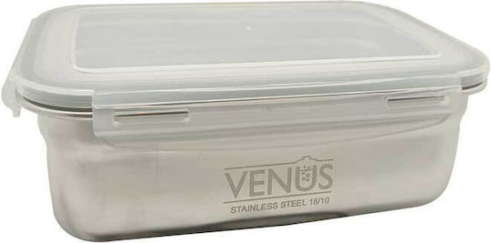 Venus Δοχείο Φαγητού Ασημί 400ml