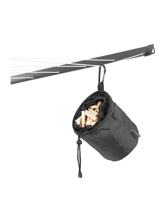 Brabantia Lift-O-Matic Rotary Dryer Metallic Folding Floor Clothes Drying Rack with Hanging Length 50m