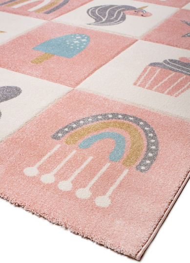 Viokarpet 37835-255 Kinder Teppich Rosa 160x230cm Dicke 13mm Viokarpet 37835-255 Kinder Teppich Rosa 160x230cm Dicke 13mm