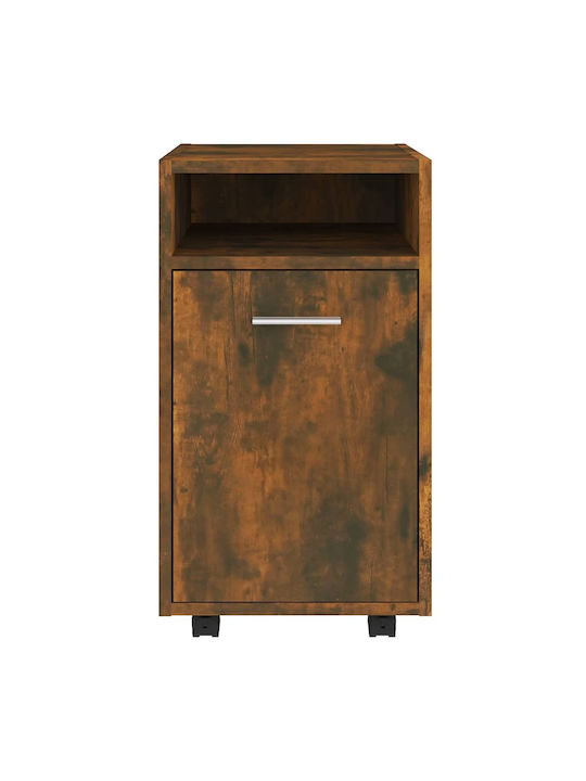 Cabinet de Birou cu roți Nucă 33x38x60cm