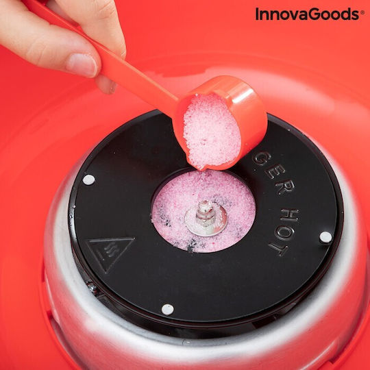 InnovaGoods Cantty Candy Floss Maker 25.5cm Red