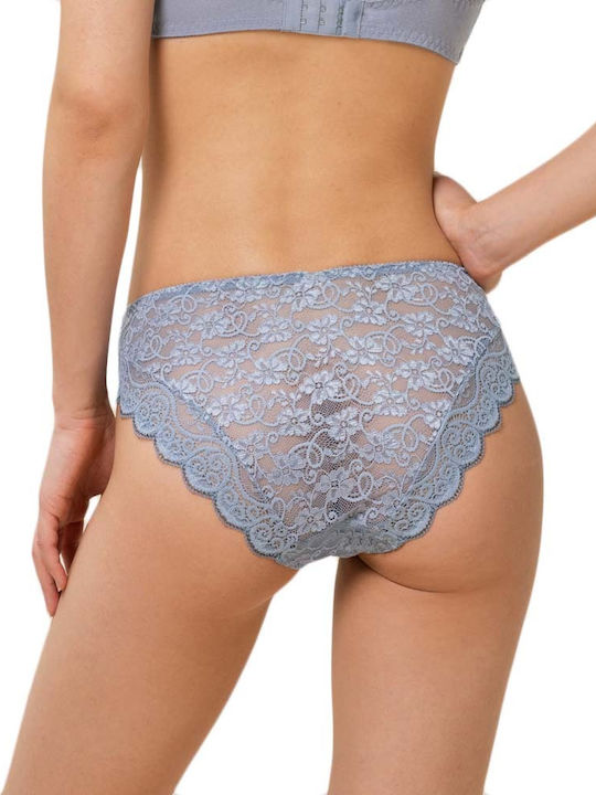 Triumph Amourette Damen Slip mit Spitze Gray