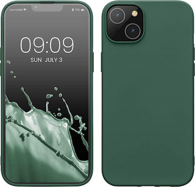 KWmobile Rubberized Silicone Back Cover Forest Green (iPhone 14 Plus)