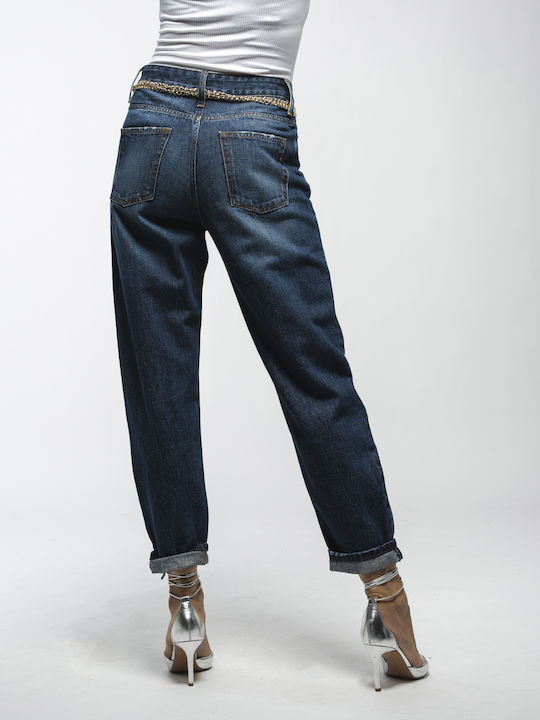 Leila Damenjeans in Karotten-Passform