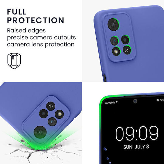 KWmobile Rubberized Задна корица Силикон Blue Violet (Redmi Note 11 Pro+ 5G)