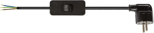 VK Lighting VK/AV40/B Power Cord in Black Color 2m 1pcs