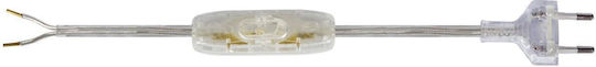 VK Lighting Cablu de alimentare Transparent 1.2m 1buc