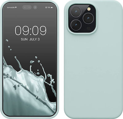 KWmobile Silicone Back Cover Cool Mint (iPhone 14 Pro Max)