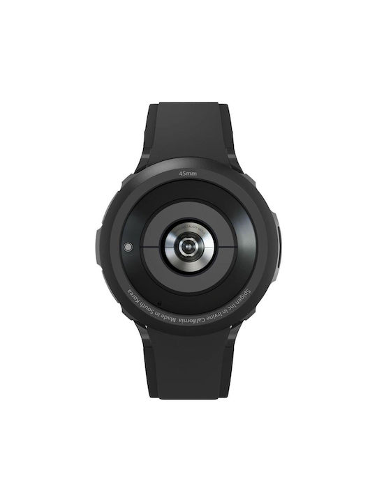Spigen Liquid Air Θήκη Σιλικόνης σε Μαύρο χρώμα για το Galaxy Watch5 Pro