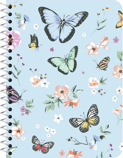 Pelikan Σπιράλ Τετράδιο Ριγέ Β5 60 Φύλλων 2 Θεμάτων "Lady Lovely (Διάφορα Σχέδια/Χρώματα)