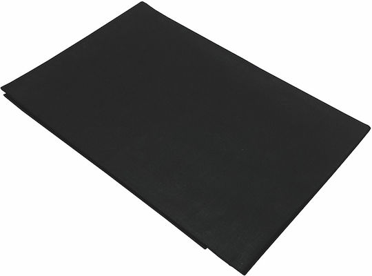 Le Blanc Sheet Double 200x240cm. Cotton Line Black