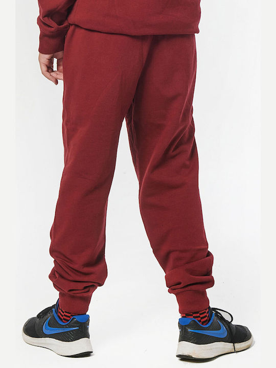 Body Action Kids Sweatpants Burgundy 1pcs