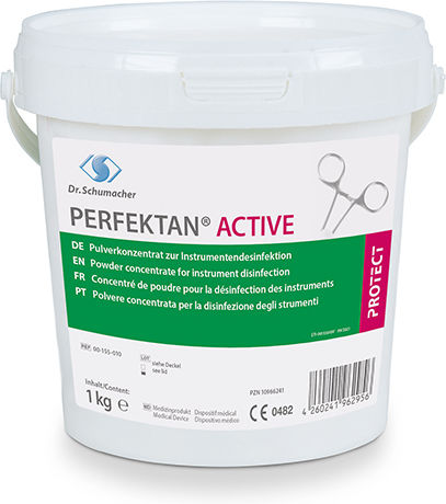 Bournas Medicals Ειδικό Καθαριστικό για Απολύμανση Perfektan Active Σκόνη 1kg