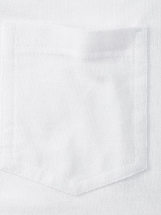 Russell Athletic R-011M-0 Herren Kurzärmelig Polo-Arbeitshemd Weiß