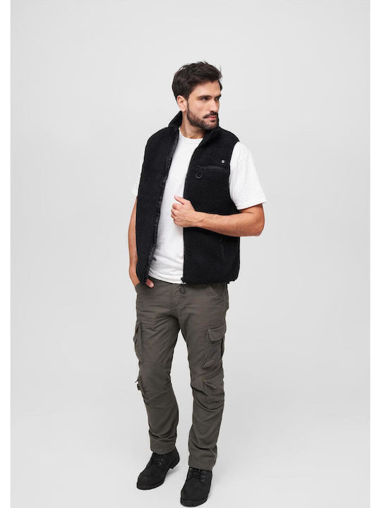 Ανδρική Ζακέτα Fleece Μαύρη