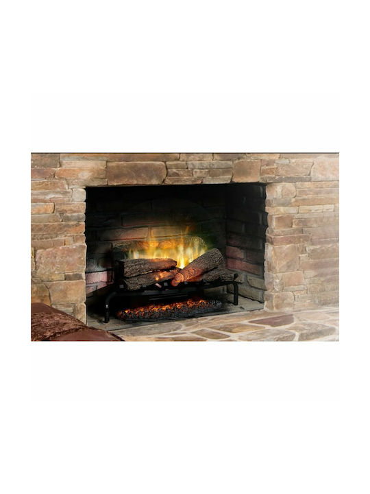 Dimplex Revillution RLG20" Floor Electric Fireplace 1500W 60x34cm Black