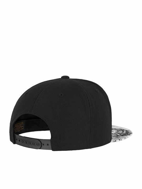 Sun King 6089SK Men's Snapback Cap Black/White