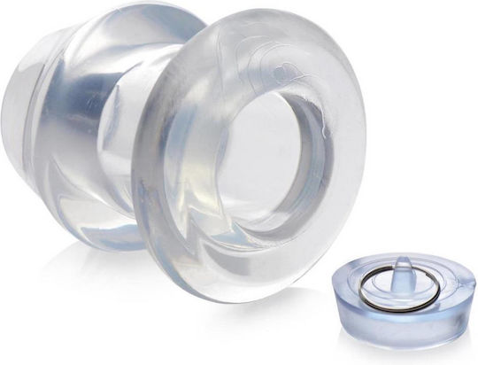 Master Series Ass Bung Clear Hollow Anal Plug XLarge Transparent