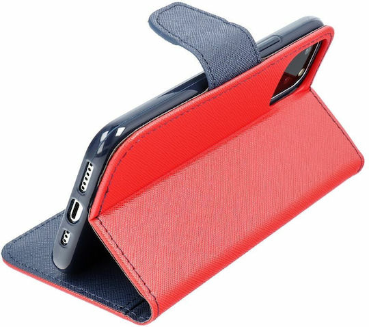 Fancy Book Δερματίνης Red / Navy (Galaxy M33)