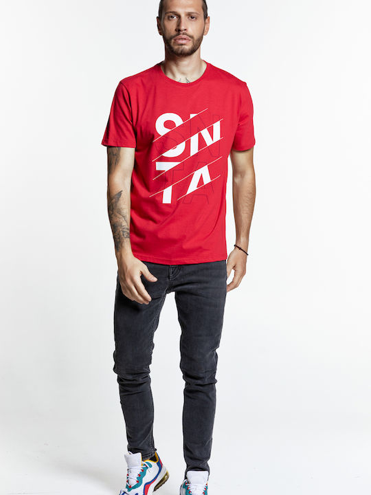T-shirt Κόκκινο
