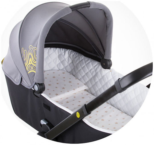 Chipolino Stroller Mattress Stars 31x78x2cm Beige