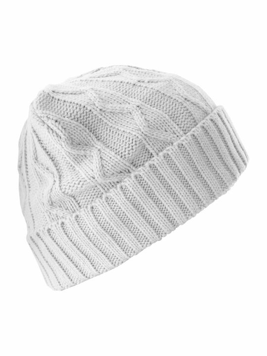 Beanie Männer Beanie Gestrickt in Weiß Farbe