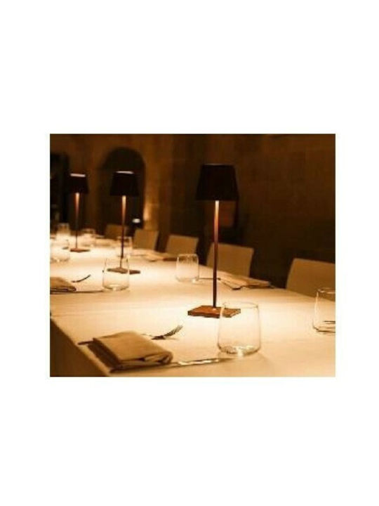Atman Leggenda Desktop Outdoor Floor Lamp 2W with Warm White Light IP44 Black