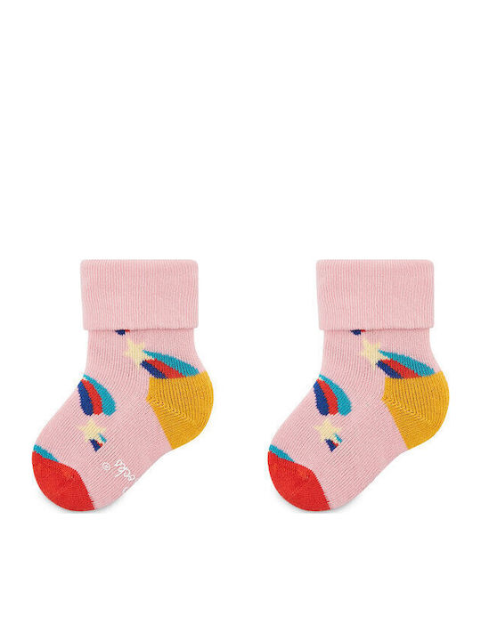 Happy Socks Παιδικές Κάλτσες Μακριές Shooting Star Πολύχρωμες 2 Ζευγάρια