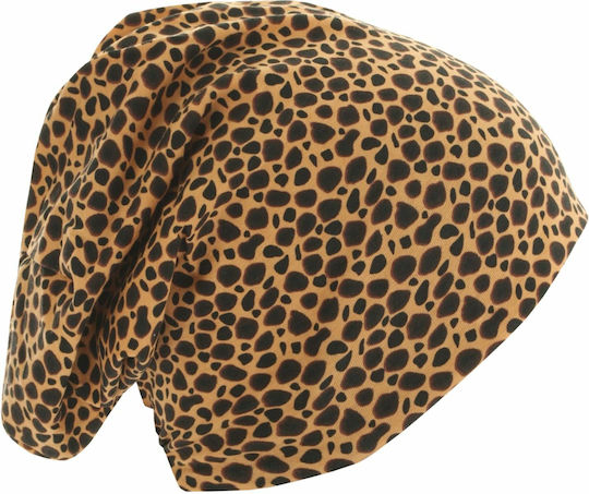 10479 Beanie Γυναικείος Σκούφος Cheetah / Black