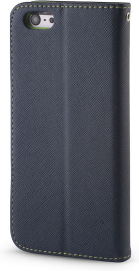 Smart Fancy Buchen Sie Synthetisches Leder Blue/Green (Realme 9i)