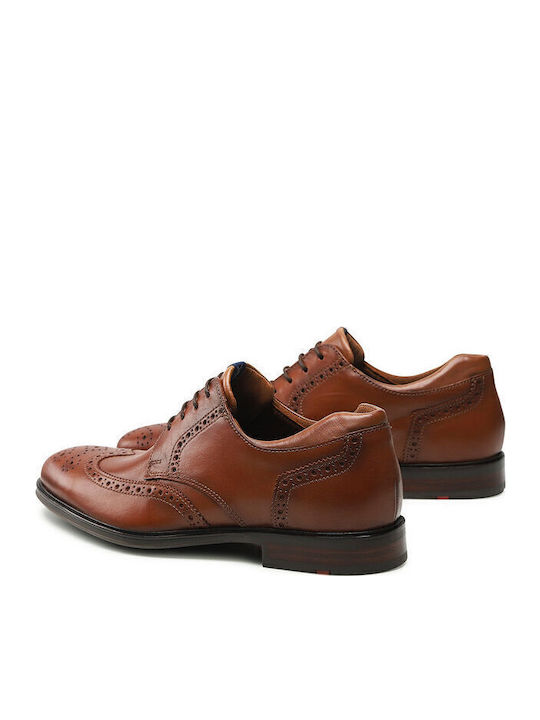 Marian Δερμάτινα Ανδρικά Oxfords Καφέ