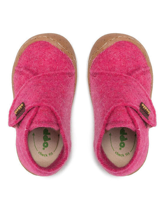 Kids Slipper Ankle Boot Pink