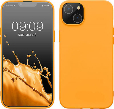 KWmobile Rubberized Silicone Back Cover Fruity Orange (iPhone 14 Plus)