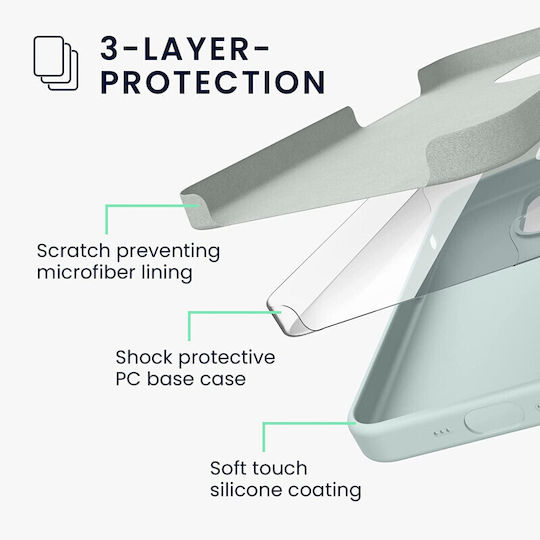 KWmobile Back Cover Σιλικόνης Cool Mint (iPhone 14 Pro)