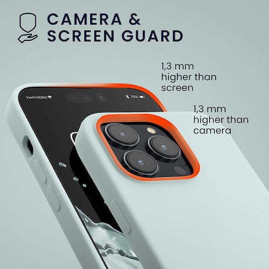 KWmobile Back Cover Σιλικόνης Cool Mint (iPhone 14 Pro)