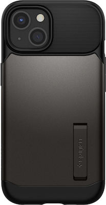 Spigen Slim Armor MagFit Silicone / Plastic Back Cover Gray (iPhone 14 Pro Max)