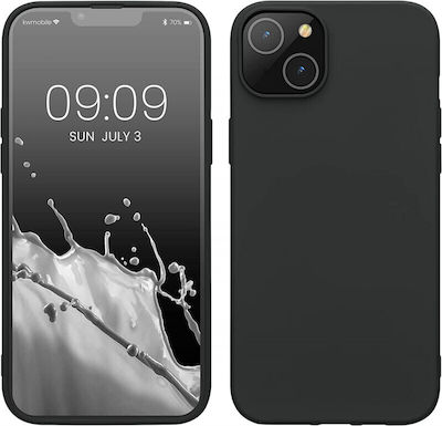 KWmobile Rubberized Matte Silicone Back Cover Black (iPhone 14 Plus)